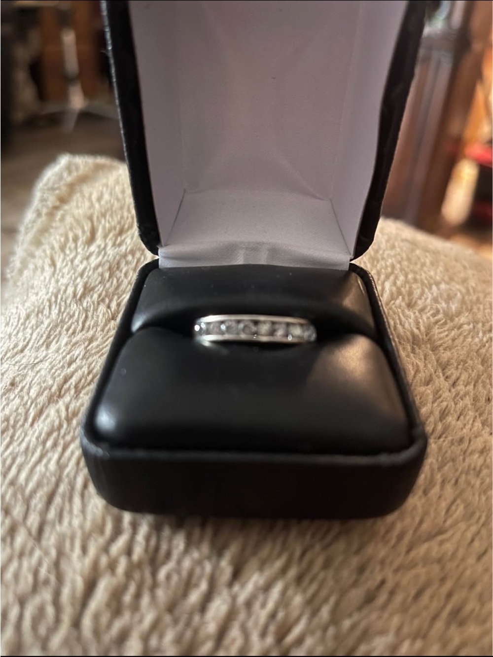 Kay’s white gold and diamond band